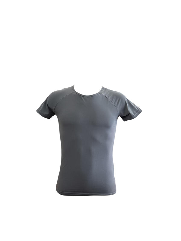 maglia girocollo  grigia